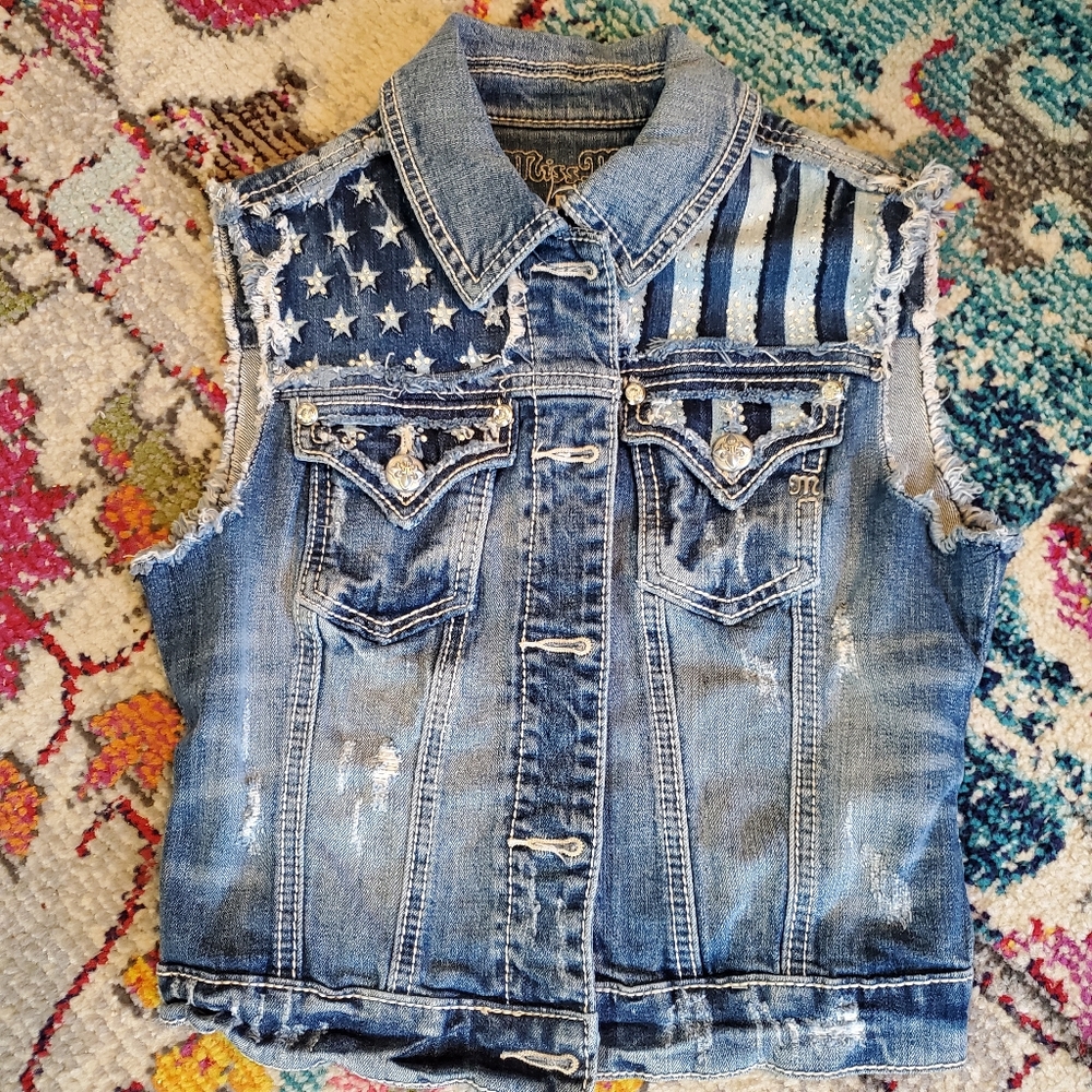 Miss Me Denim Vest